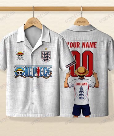 England X Op Straw Hat Three Lions Era World Cup 2026 Hawaiian Shirt