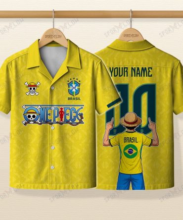 Brazil X Op Straw Hat Selecao Era World Cup 2026 Hawaiian Shirt