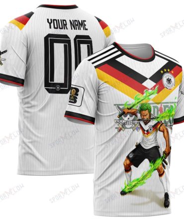 World Cup 2026 Germany X Op Zoro Sword Haki Attack All Over Print Jersey Shirt Hoodie