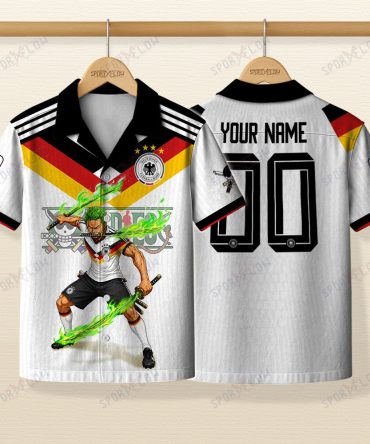 World Cup 2026 Germany X Op Zoro Sword Haki Attack Hawaiian Shirt