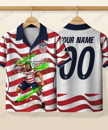 World Cup 2026 Usa X Op Zoro Sword Haki Attack Hawaiian Shirt