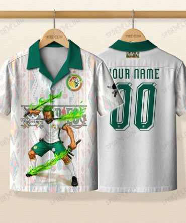 World Cup 2026 Senegal X Op Zoro Sword Haki Attack Hawaiian Shirt