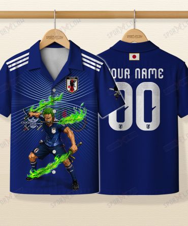 World Cup 2026 Japan X Op Zoro Sword Haki Attack Hawaiian Shirt