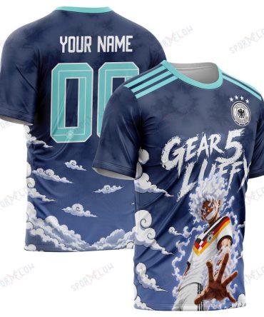 World Cup 2026 Germany X Op Luffy Gear 5 Sun God All Over Print Jersey Shirt Hoodie