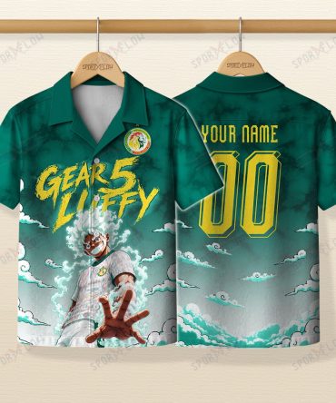 World Cup 2026 Senegal X Op Luffy Gear 5 Sun God Hawaiian Shirt