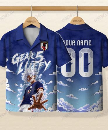 World Cup 2026 Japan X Op Luffy Gear 5 Sun God Hawaiian Shirt