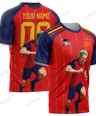 World Cup 2026 Spain X Op Swordsman Striker Sprint All Over Print Jersey Shirt Hoodie