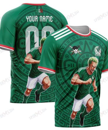 World Cup 2026 Mexico X Op Swordsman Striker Sprint All Over Print Jersey Shirt Hoodie