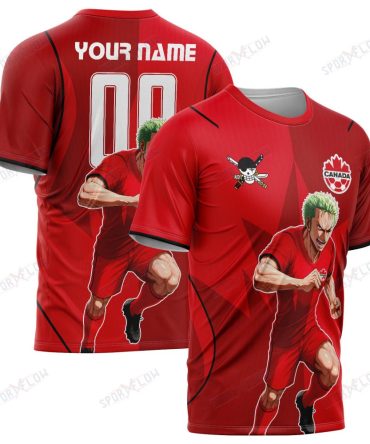 World Cup 2026 Canada X Op Swordsman Striker Sprint All Over Print Jersey Shirt Hoodie