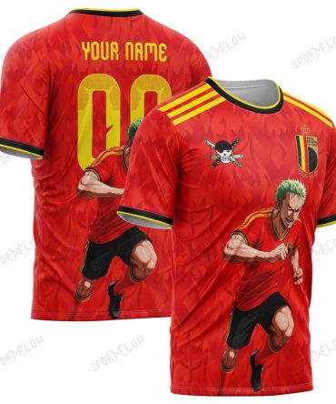 World Cup 2026 Belgium X Op Swordsman Striker Sprint All Over Print Jersey Shirt Hoodie