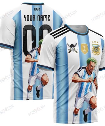 World Cup 2026 Argentina X Op Swordsman Striker Sprint All Over Print Jersey Shirt Hoodie