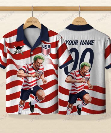 World Cup 2026 Usa X Op Swordsman Striker Sprint Hawaiian Shirt