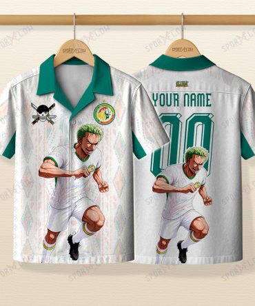World Cup 2026 Senegal X Op Swordsman Striker Sprint Hawaiian Shirt
