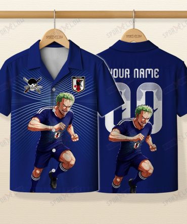 World Cup 2026 Japan X Op Swordsman Striker Sprint Hawaiian Shirt