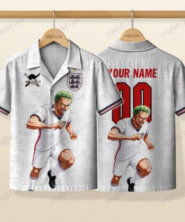 World Cup 2026 England X Op Swordsman Striker Sprint Hawaiian Shirt