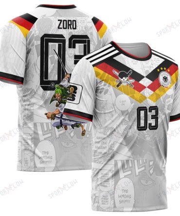 World Cup 2026 Germany X Op Zoro Demon Slash All Over Print Jersey Shirt Hoodie
