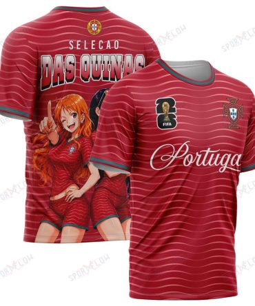 World Cup 2026 Portugal X Op Nami Robin Selecao Das Quinas All Over Print Jersey Shirt Hoodie