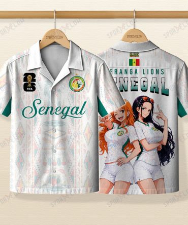 World Cup 2026 Senegal X Op Nami Robin Teranga Lions Hawaiian Shirt