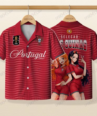 World Cup 2026 Portugal X Op Nami Robin Selecao Das Quinas Hawaiian Shirt
