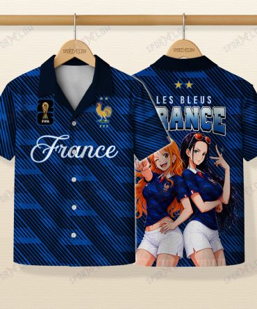 World Cup 2026 France X Op Nami Robin Les Bleus Hawaiian Shirt