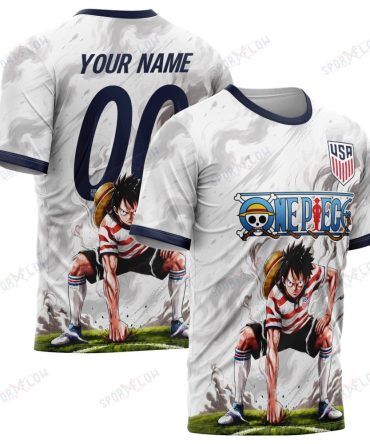 World Cup 2026 Usa X Op Luffy Gear 2 Smokey All Over Print Jersey Shirt Hoodie