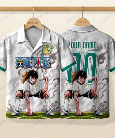 World Cup 2026 Senegal X Op Luffy Gear 2 Smokey Hawaiian Shirt
