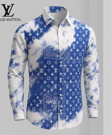 Louis Vuitton Lv Long Sleeve Button Shirt 2025 Lx-Smlv2025010
