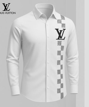 Louis Vuitton Lv Long Sleeve Button Shirt 2025 Lx-Smlv2025012