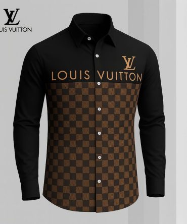 Louis Vuitton Lv Long Sleeve Button Shirt 2025 Lx-Smlv2025014