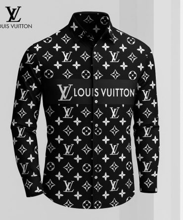Louis Vuitton Lv Long Sleeve Button Shirt 2025 Lx-Smlv2025015