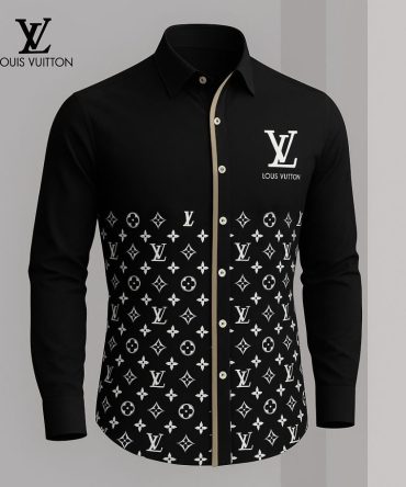 Louis Vuitton Lv Long Sleeve Button Shirt 2025 Lx-Smlv2025017
