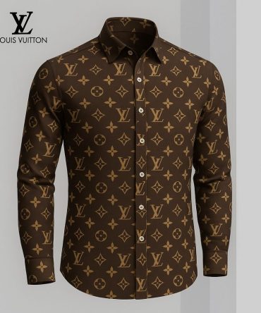 Louis Vuitton Lv Long Sleeve Button Shirt 2025 Lx-Smlv2025018
