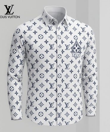 Louis Vuitton Lv Long Sleeve Button Shirt 2025 Lx-Smlv2025019