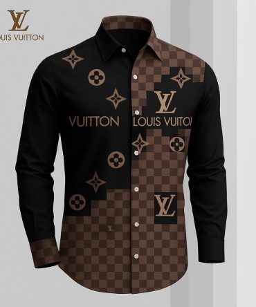 Louis Vuitton Lv Long Sleeve Button Shirt 2025 Lx-Smlv2025023