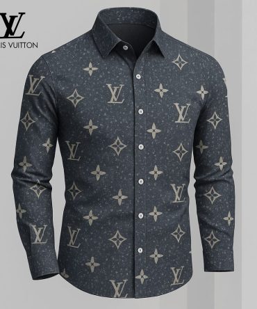 Louis Vuitton Lv Long Sleeve Button Shirt 2025 Lx-Smlv2025025