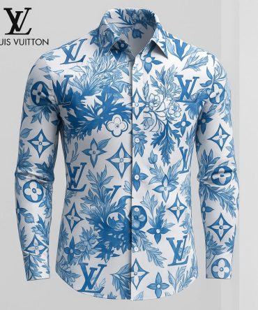 Louis Vuitton Lv Long Sleeve Button Shirt 2025 Lx-Smlv2025028