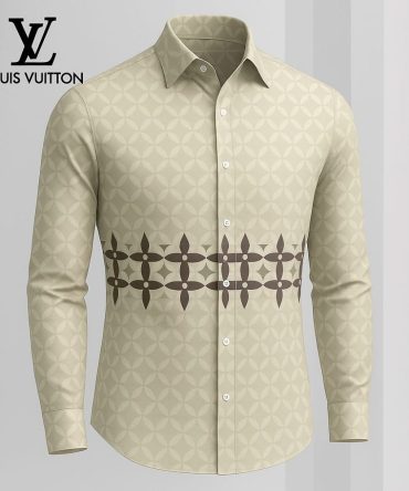Louis Vuitton Lv Long Sleeve Button Shirt 2025 Lx-Smlv2025029