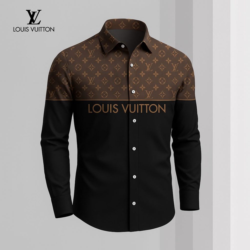 Louis Vuitton Lv Long Sleeve Button Shirt 2025 Lx-Smlv2025031