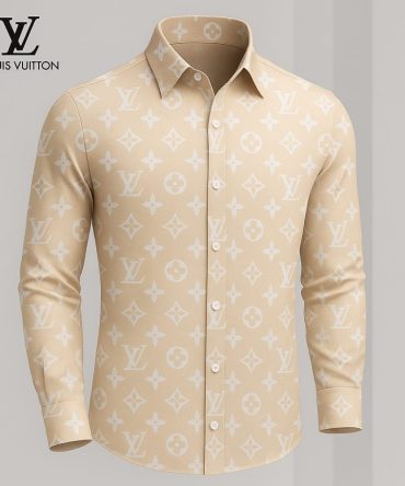 Louis Vuitton Lv Long Sleeve Button Shirt 2025 Lx-Smlv2025036
