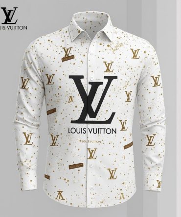 Louis Vuitton Lv Long Sleeve Button Shirt 2025 Lx-Smlv2025037