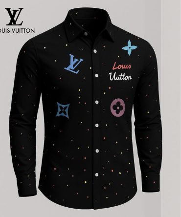 Louis Vuitton Lv Long Sleeve Button Shirt 2025 Lx-Smlv2025042