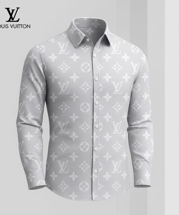 Louis Vuitton Lv Long Sleeve Button Shirt 2025 Lx-Smlv2025043