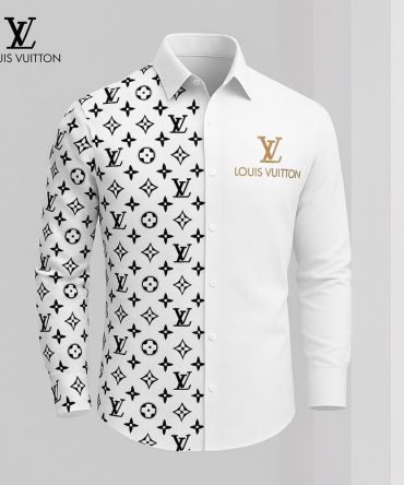 Louis Vuitton Lv Long Sleeve Button Shirt 2025 Lx-Smlv2025045