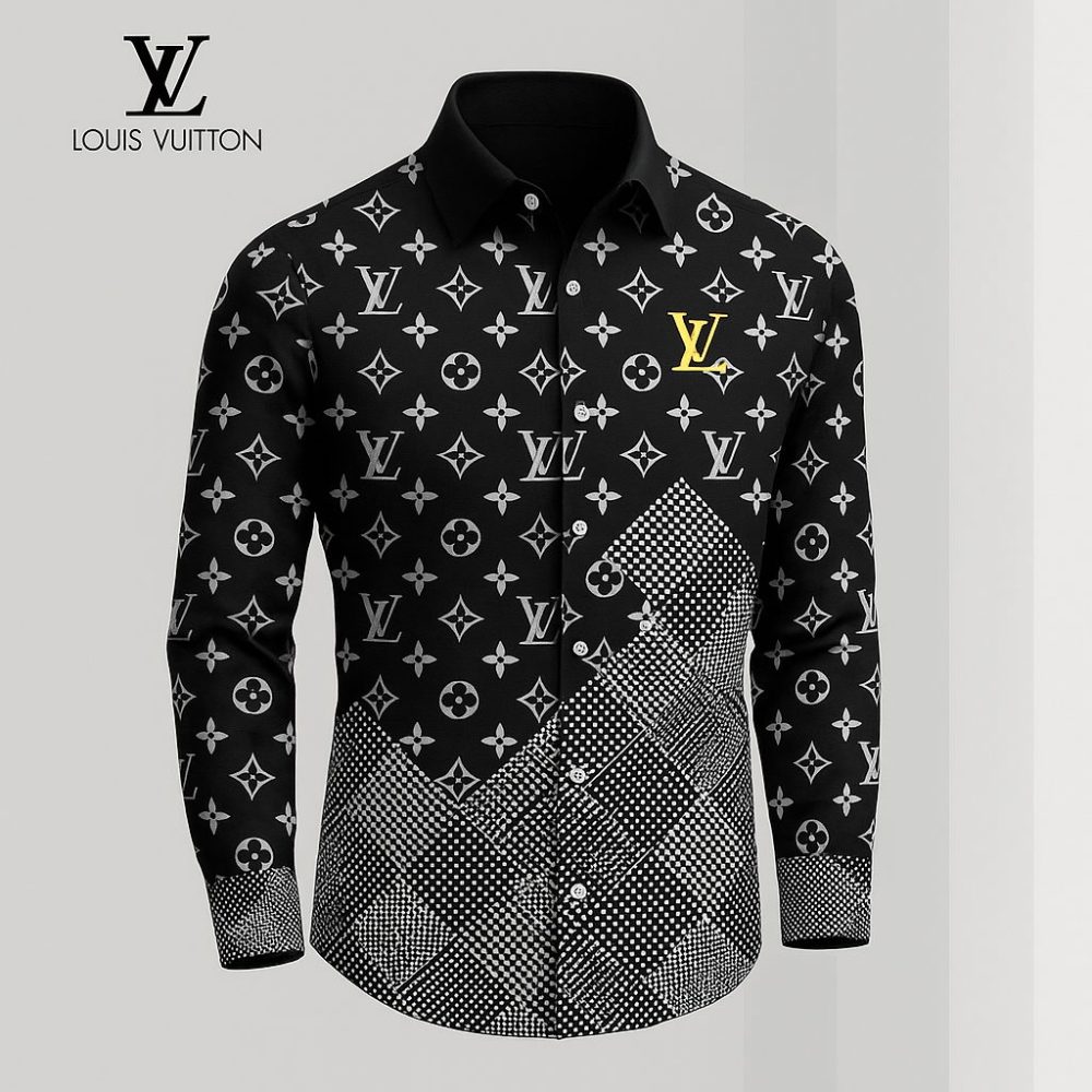 Louis Vuitton Lv Long Sleeve Button Shirt 2025 Lx-Smlv202505