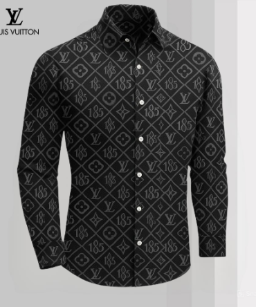 Louis Vuitton Lv Long Sleeve Button Shirt 2025 Lx-Smlv2025052