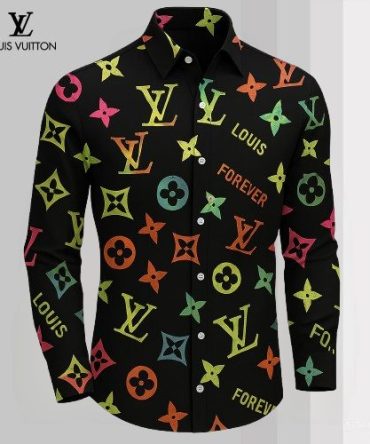 Louis Vuitton Lv Long Sleeve Button Shirt 2025 Lx-Smlv2025054