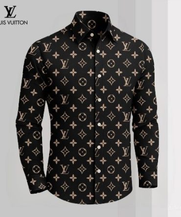 Louis Vuitton Lv Long Sleeve Button Shirt 2025 Lx-Smlv2025055