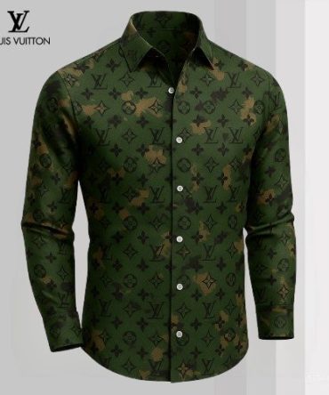 Louis Vuitton Lv Long Sleeve Button Shirt 2025 Lx-Smlv2025057
