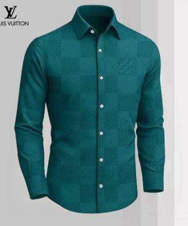 Louis Vuitton Lv Long Sleeve Button Shirt 2025 Lx-Smlv2025059