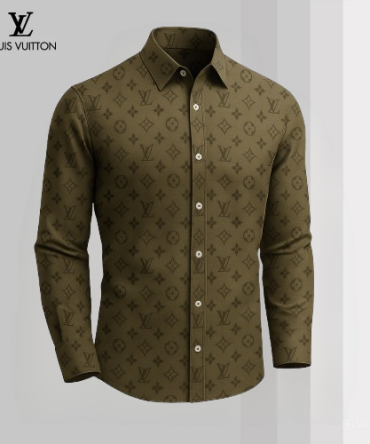 Louis Vuitton Lv Long Sleeve Button Shirt 2025 Lx-Smlv2025062